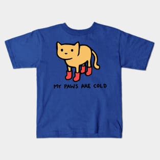 My Paws Are Cold Kids T-Shirt